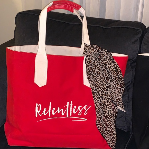 Canvas Handbag Ruby Red - Picture 1 of 2